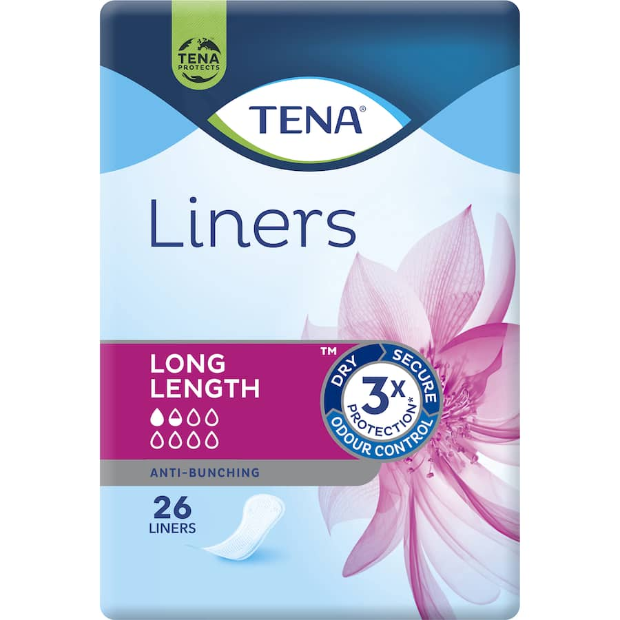 TENA Panty Liners Long offer high absorbency and comfort for managing light incontinence with reliable leak protection.