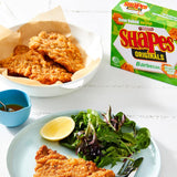 BBQ-flavored Arnotts Shapes Crackers, crunchy and zesty, perfect for snacks or gatherings.