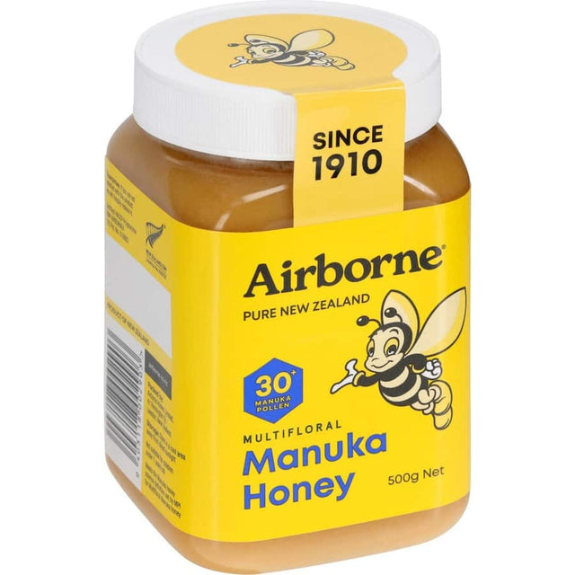 Airborne Manuka Honey Multiflora Plus 25 offers exceptional health benefits from unique multiflora sources.