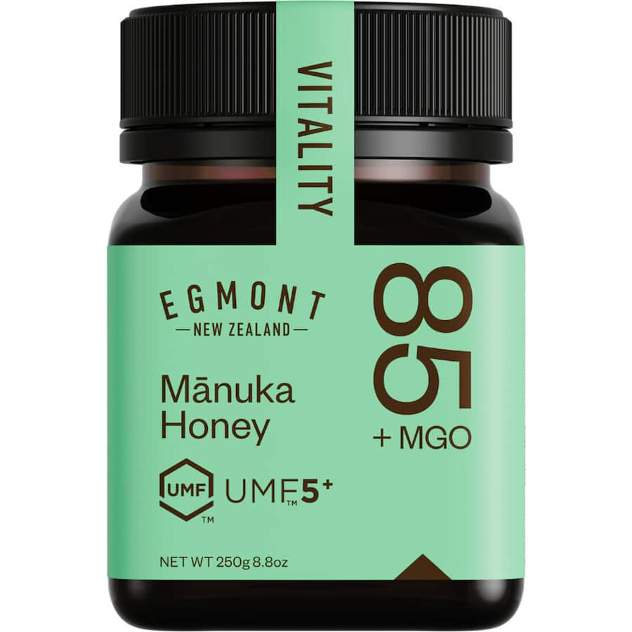 Egmont Manuka Honey UMF 5+ Monofloral, pure and raw, harnesses New Zealand's natural health benefits in every jar.