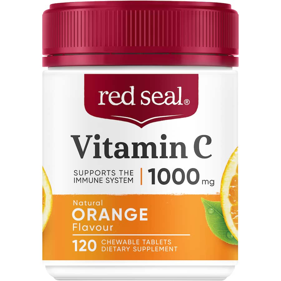 Red Seal Vitamin C 1000mg Natural Orange Chewable