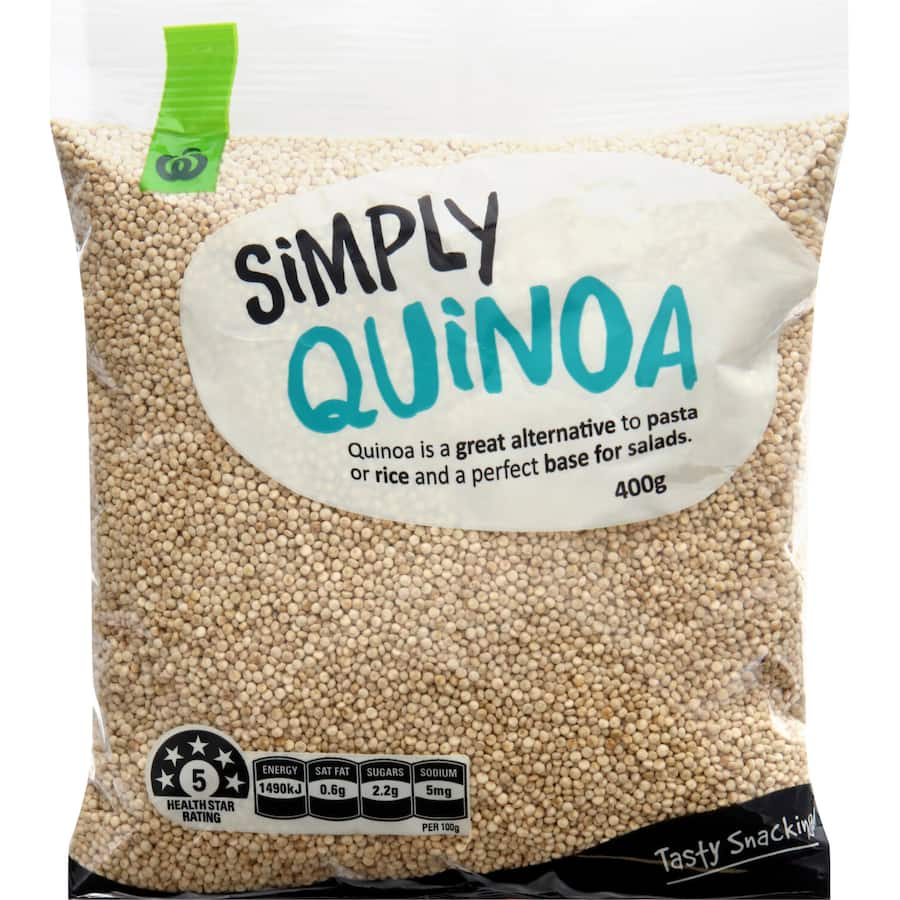 Woolworths Quinoa: gluten-free, protein-rich superfood perfect for salads, grain bowls, and quick meal prep.