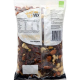 Woolworths Snack Mix featuring crunchy walnuts and tangy goji berries for a healthy, protein-packed snack option.