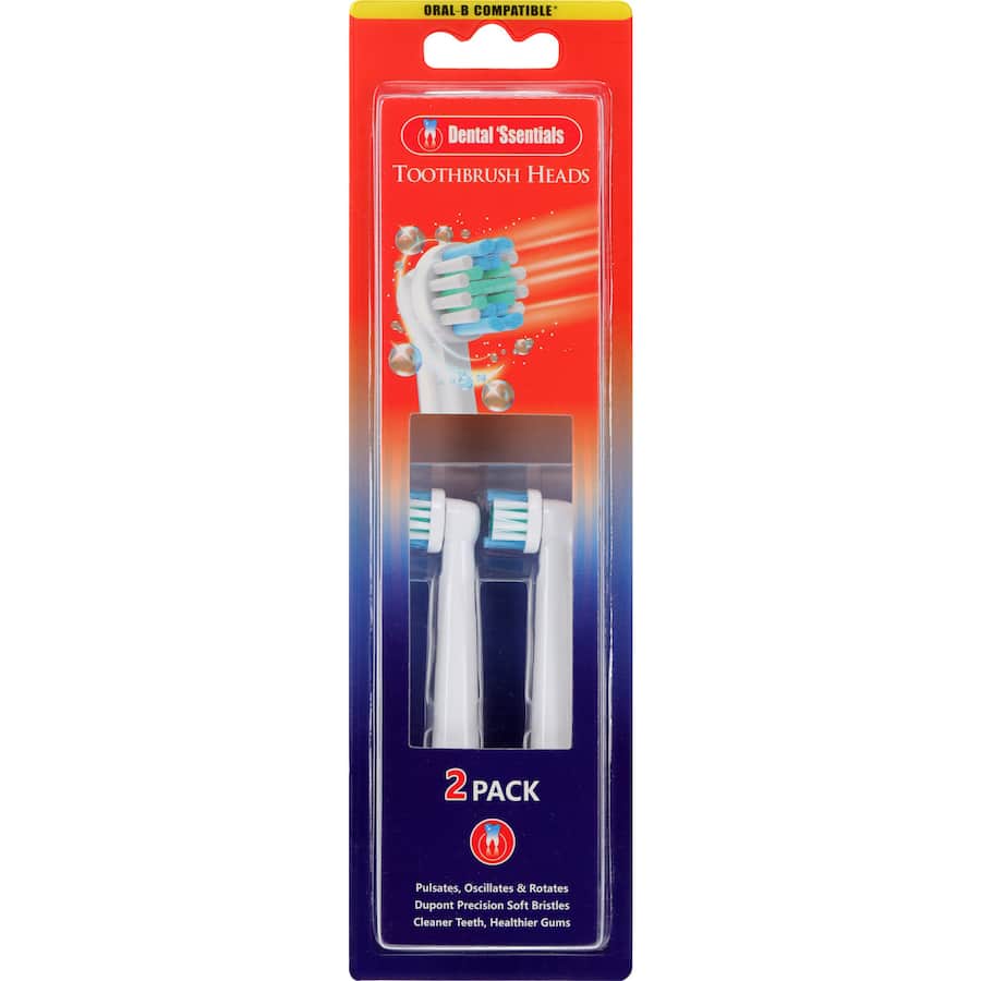 Dental 'Ssentials Toothbrush Heads  2ea