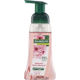 Palmolive Foaming Hand Wash infused with Japanese cherry blossom delivers luxurious cleansing and a soothing floral scent.