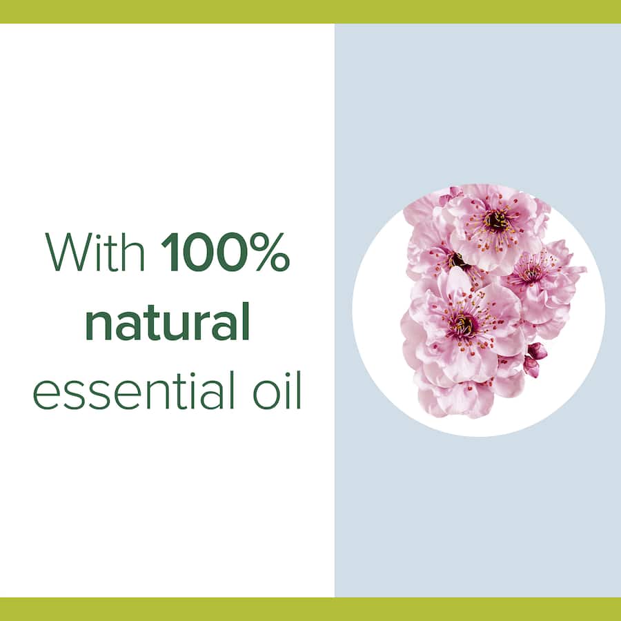 Palmolive Foaming Hand Wash Refill with Japanese Cherry Blossom, 95% natural, gentle on skin, uplifting floral fragrance.