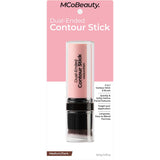 MCoBeauty Contour Stick in Medium/Dark with dual-ended brush for effortless blending and sculpting of facial features.