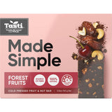 Tasti Made Simple Muesli Bars Forest Berry, gluten-free snack packed with wholesome oats and natural forest berry flavor.