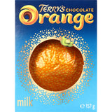 Terry's Chocolate Snack Milk Choc Orange: rich milk chocolate with zesty orange flavor, perfect for indulging or sharing.