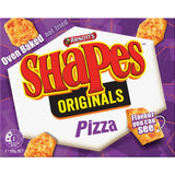 Crispy Arnotts Shapes Crackers in Pizza flavor, perfect for sharing or solo snacking at any occasion.