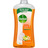 Dettol Antibacterial Foaming Hand Wash in Lime & Orange, gently cleanses while providing effective germ protection and a refreshing scent.