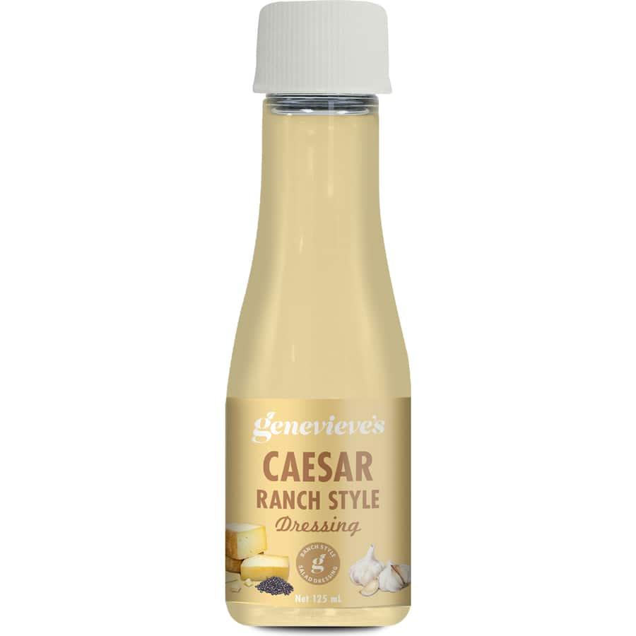 Genevieves Salad Dressing Caesar Ranch