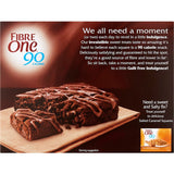 Moist Fibre One Cake Bars with chocolatey chips and drizzle, offering a guilt-free snack at just 90 calories.