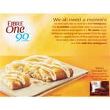 Fibre One Lemon Drizzle Cake Bar: 90 calories, 5.2g fiber, zesty lemon flavor with a delightful drizzle for guilt-free indulgence.