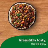 Continental Meal Base Rich Beefy Mince package, featuring a blend of real ingredients for quick and hearty family dinners.