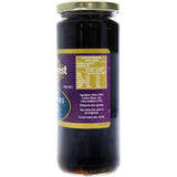 Black pitted olives from Sun Harvest, ideal for enhancing Mediterranean dishes with rich, savory flavor.