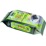 Crispy Sigol Seaweed Nori Snack with Olive Oil in a 4g pack, a healthy, savory, and nutritious alternative to chips.