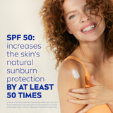 Nivea Sunscreen Lotion Sensitive SPF 50, a hydrating, fragrance-free formula for effective sun protection on sensitive skin.