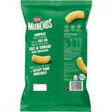 Crunchy Eta Munchos Salt & Vinegar chips offer bold tangy flavor, ideal for snacking anytime, gluten-free and perfect for sharing.