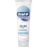 Oral-B Toothpaste for gum & enamel protection, featuring stannous fluoride and smooth mint flavor for fresh breath and healthy gums.