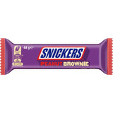 Snickers Chocolate Bar Peanut Brownie features gooey brownie layers with peanuts and caramel in rich milk chocolate.