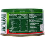 Flaked tuna in a can with whole red chilli, offering bold flavors and omega-3 nutrition for versatile meal options.