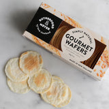 Artisanal Rutherford & Meyer Wafers Natural, perfect for pairing with cheese and spreads, offering a crisp and delicious snacking experience.