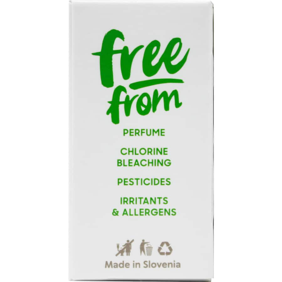 100% organic cotton tampons for medium-heavy flow, eco-friendly, biodegradable, and individually wrapped for hygiene.