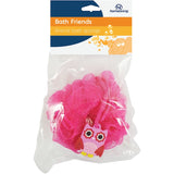 Vibrant animal-shaped bath sponge for kids, gently exfoliates skin and makes bath time fun and refreshing.