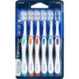 All Smiles Total Care Pro Toothbrush Soft featuring multi-level bristles, soft polishers, and cheek/tongue cleaner for optimal dental care.