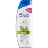 Head & Shoulders Apple Fresh 2 in 1 offers dandruff protection and nourishment with a refreshing apple scent.