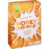 Woolworths Cereal Honey Poppas, crispy honey-coated puffs, rich in nutrients, perfect for a wholesome breakfast.