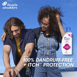 Head & Shoulders 2 In 1 Smooth & Silky shampoo and conditioner for dandruff-free, shiny, and manageable hair.