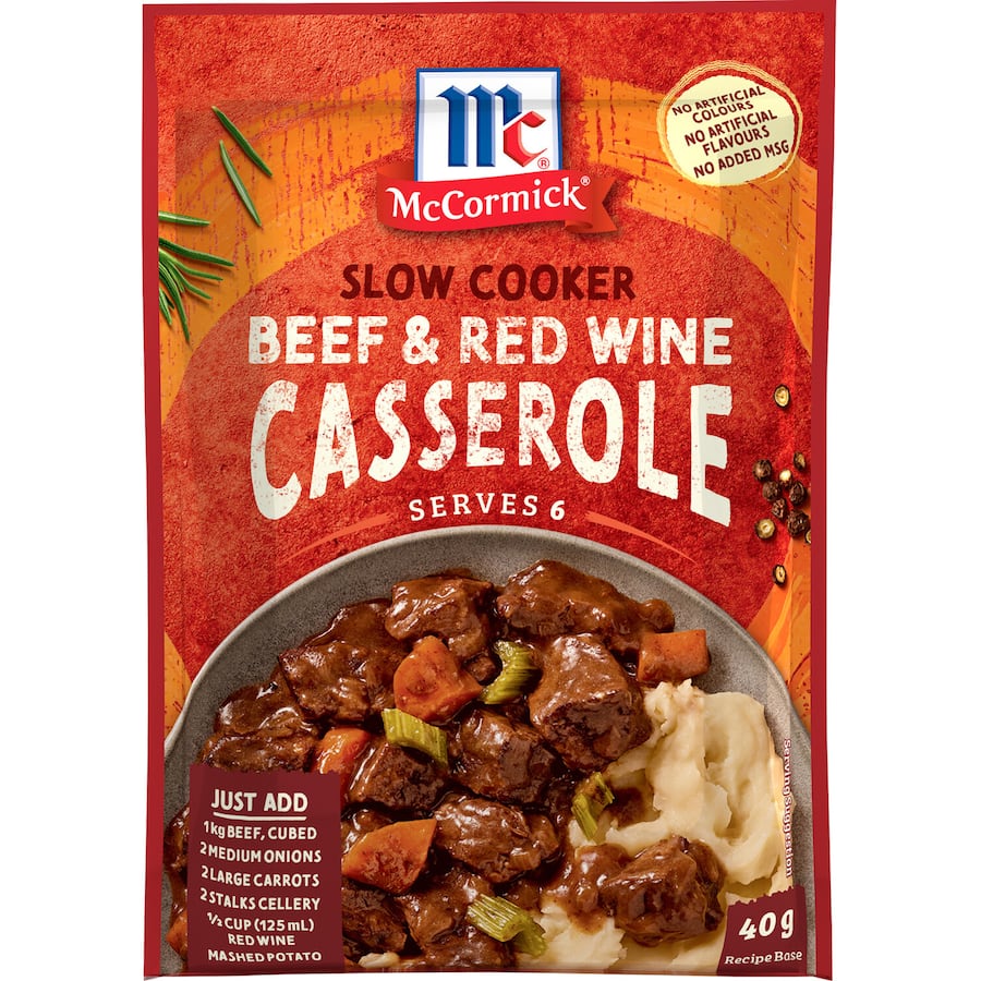 Mccormick Slow Cookers Meal Base Beef & Red Wine