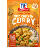 Mccormick Slow Cookers Meal Base Mild Chicken for easy, flavorful chicken curry with turmeric, ginger, and coconut milk.