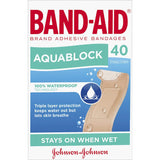 Waterproof Band-Aid Plasters Aqua Strips offer advanced protection for cuts, featuring triple-layer breathable support and Aquablock technology.