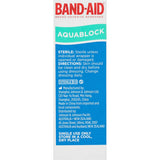 Waterproof Band Aid Plasters Aqua Strips with triple layer protection for cuts, ideal for wet conditions and outdoor activities.