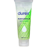 Durex Naturals Lube Intimate Gel, eco-friendly, water-based, pH-friendly lubricant for smooth, comfortable intimacy.