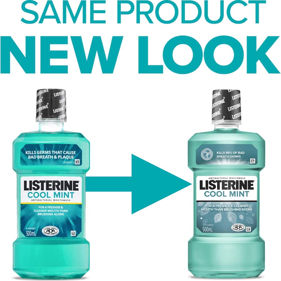 Listerine Mouth Rinse Cool Mint 500mL