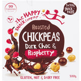 Happy Snack Chickpea Snacks Dark Chocolate Raspberry 100g