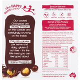 Happy Snack Chickpea Snacks Dark Chocolate Raspberry 100g