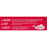 Aeroplane Jelly Original Raspberry mix, a fruity, easy-to-make dessert for nostalgic treats and refreshing indulgence.