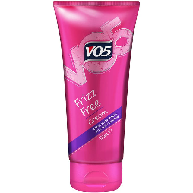 Vo5 Hair Creme Frizz Free: lightweight cream for smooth, frizz-free styles, nourishing hair while providing hold and shine.