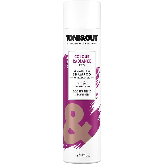 Vibrant shampoo for color-treated hair, enhancing shine and preventing fade while nourishing and cleansing gently.