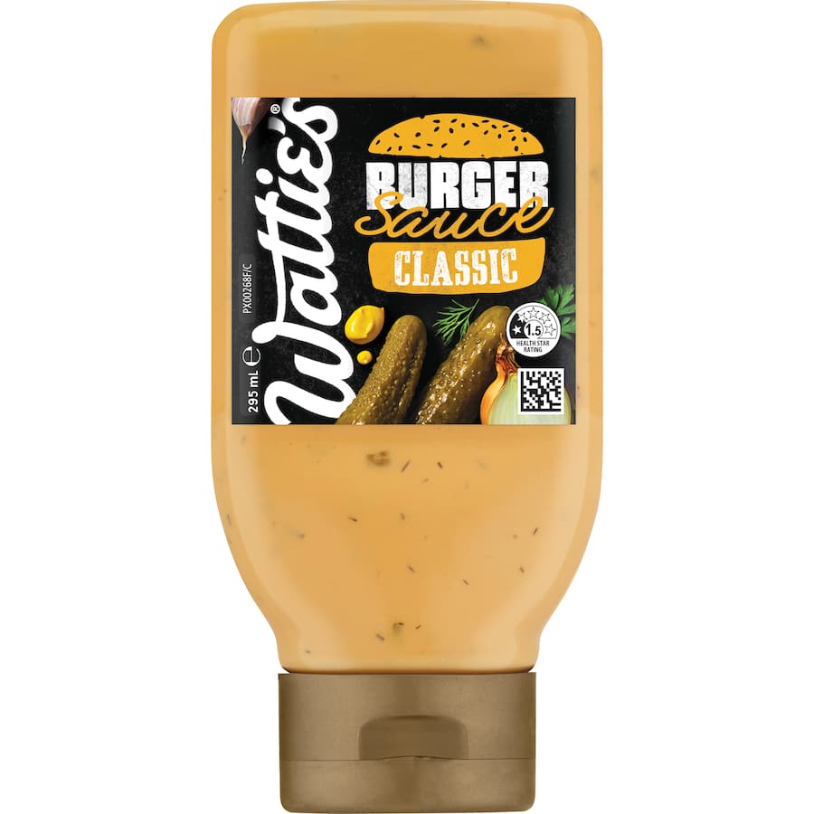 Watties Burger Sauce Classic 295mL