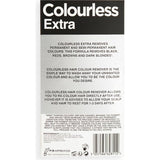 Colourless Hair Colour Remover Max Effect, featuring a gentle formula, effectively removes all hair dyes without damaging hair.