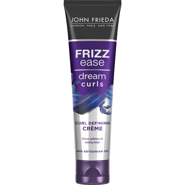 John Frieda Frizz Ease Dream Curls: Nourishing curl cream for soft, defined curls with long-lasting hold and no crunch.