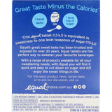 Refill pack of Equal Sugar Substitute Tablets for guilt-free sweetness with aspartame, perfect for health-conscious diets.