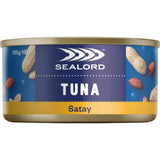 Sealord Sensations Tuna Satay in creamy sauce, perfect for sandwiches, salads, or as a healthy snack.