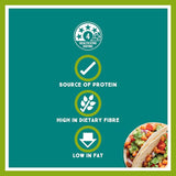 Savory Wattie's Beanz Baked Beans Taco in tomato sauce, packed with protein and fiber for a quick Tex-Mex meal option.